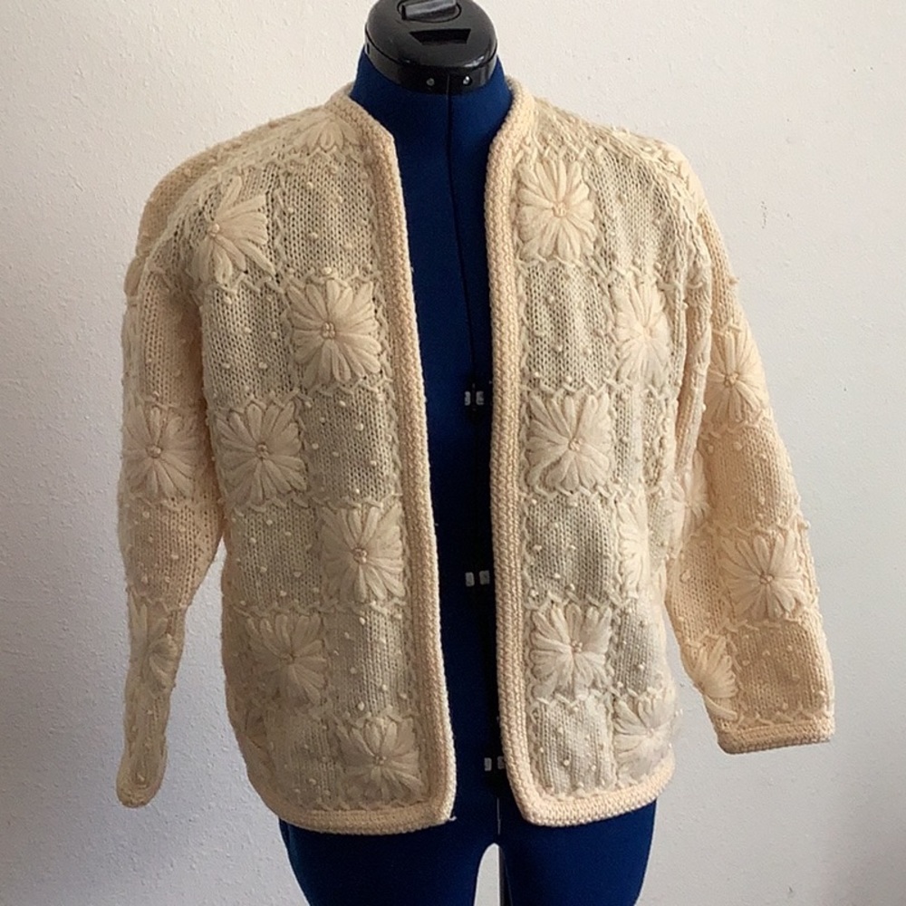 Vintage Lily of California heavy wool sweater